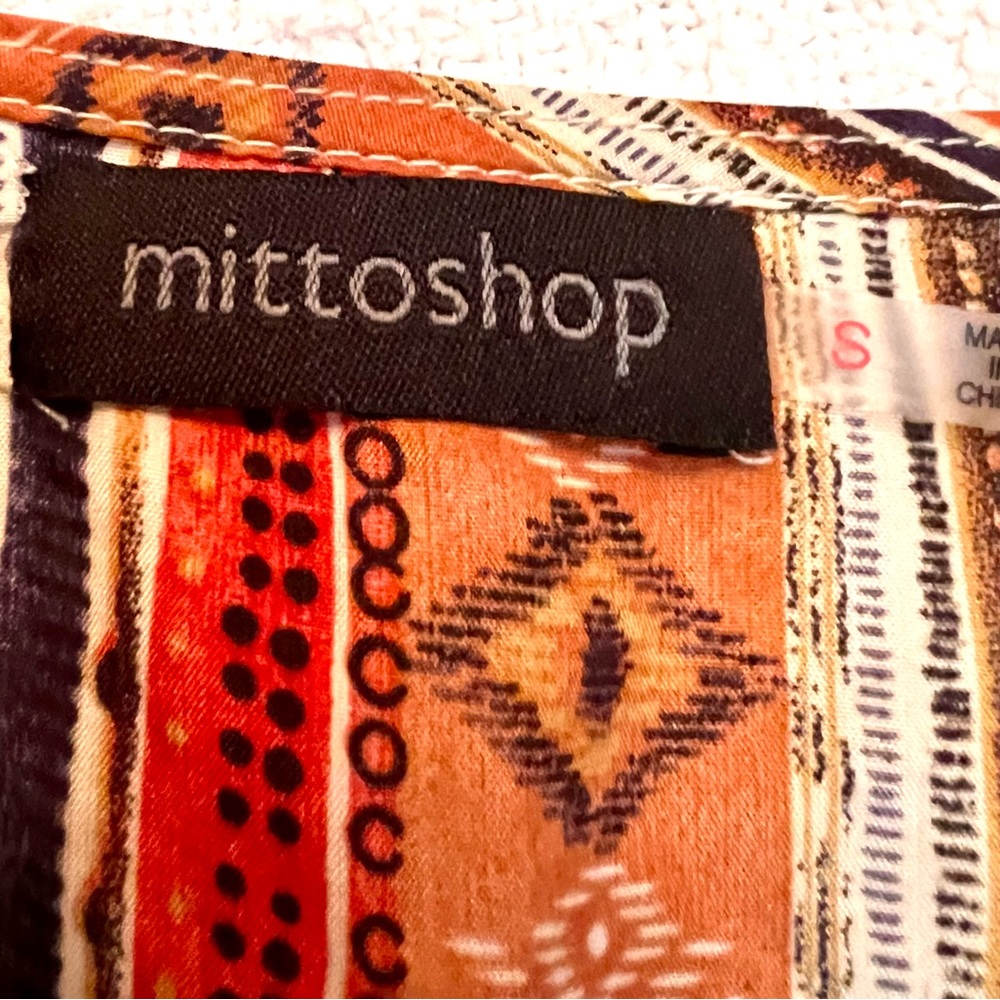 Mittoshop, Size S, Multicolored Button Down Kimono